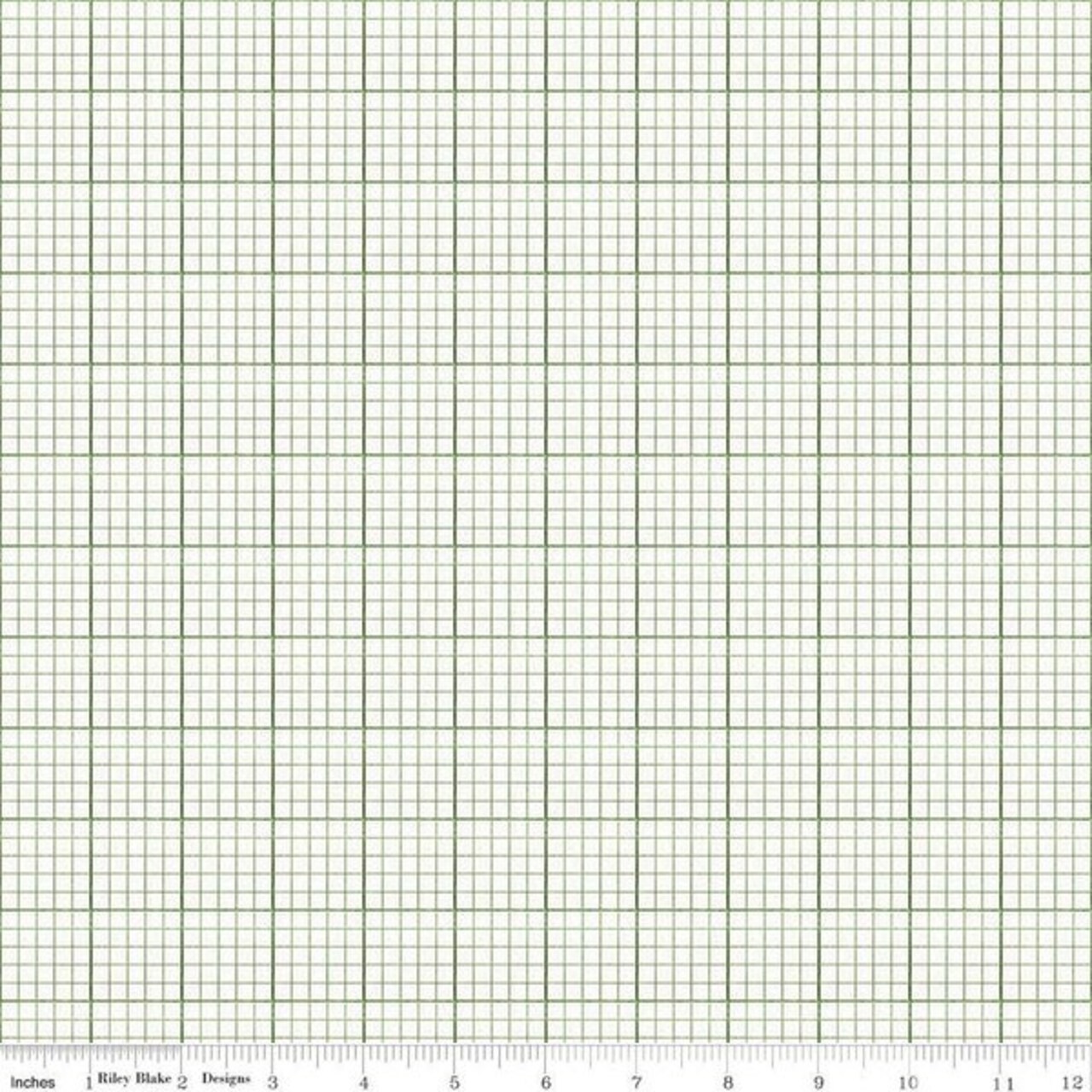 Graph Paper in Green (c13051-green) | Journal Basics | J Wecker Frisch | Riley Blake
